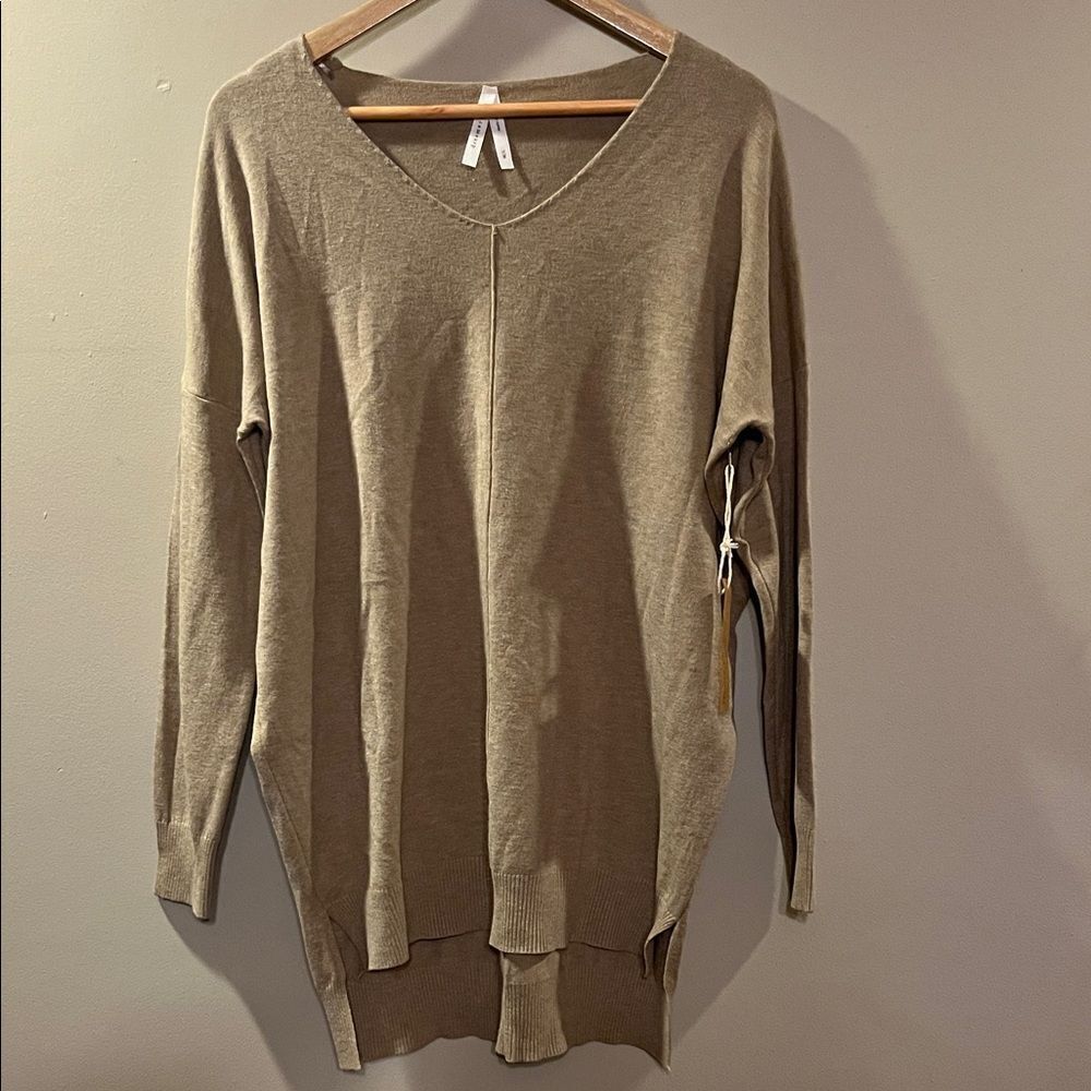 Dreamers Olive V-Neck Sweater